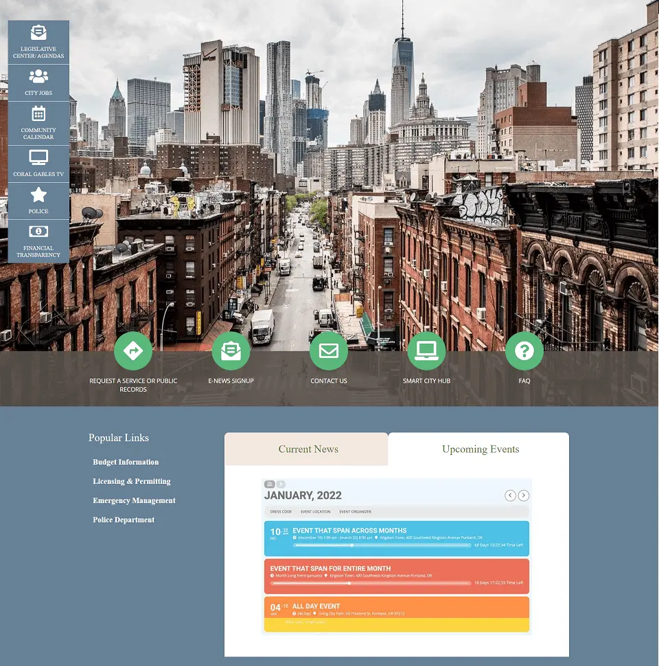 Municipal Website Design and City Website Design.